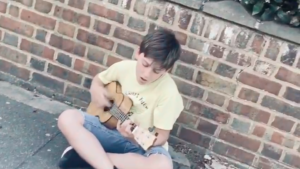 Luke Charalambous (age 10) playing ukulele and singing Counting Stars by One Republic. The video is shot by Luke's friend Ellis Granville (age 11).